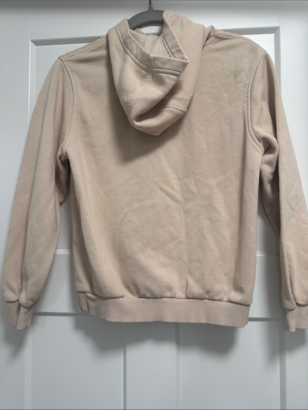 Nike Tan Boys Hoodie with White Swoosh - Picture 3 of 4